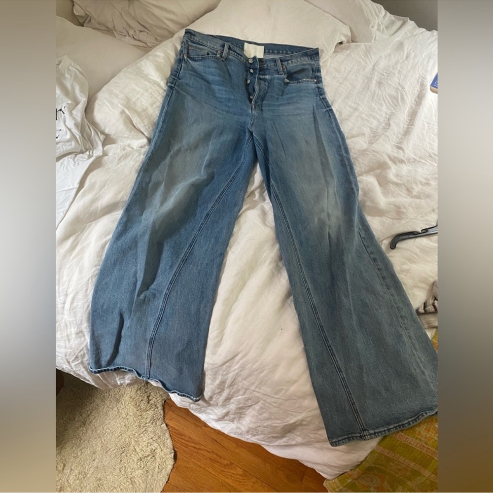 Mother The Enchanter heel Wide Leg jeans - Picture 4 of 11